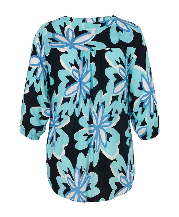 Dames blouse blauw