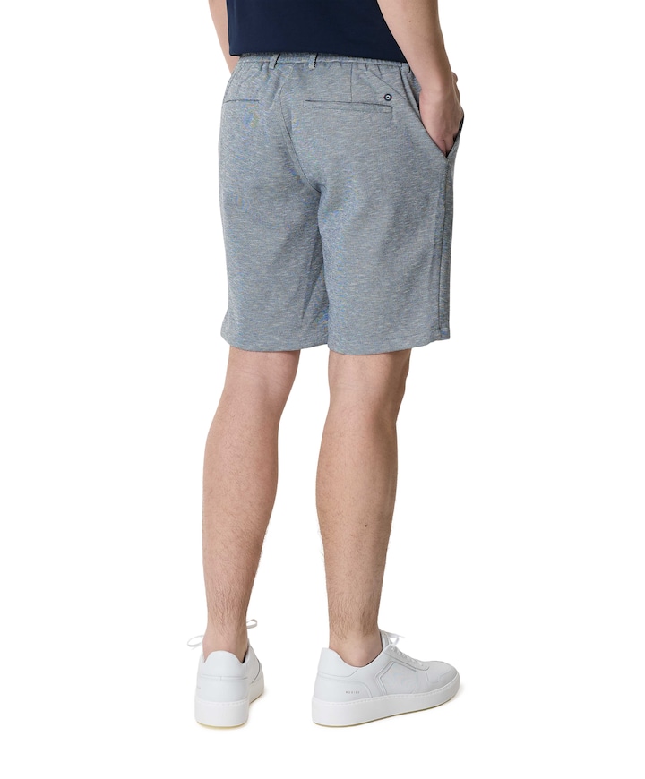 heren korte broek blauw