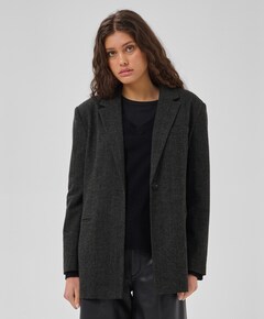 Dames blazer grijs