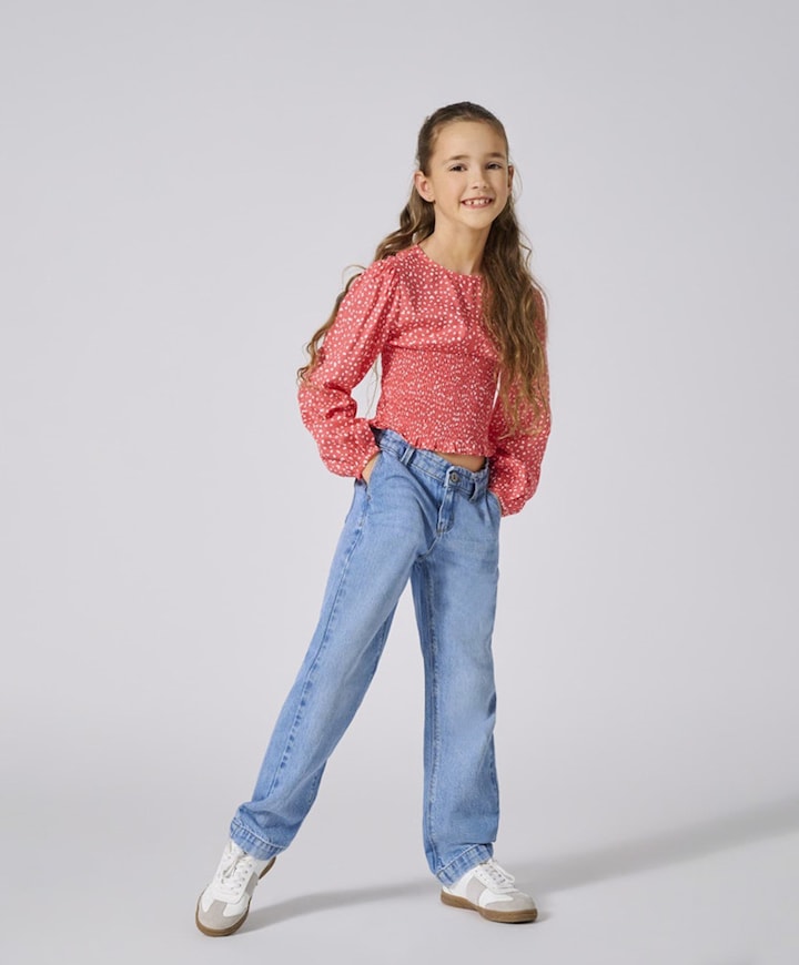 KOGMADISON BLUSH WIDE LBD DNM NOOS meisjes jeans blauw