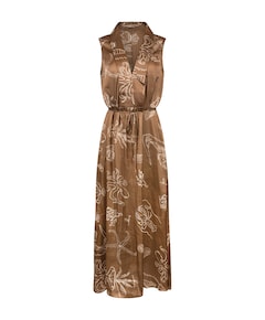 Dames jurk bruin