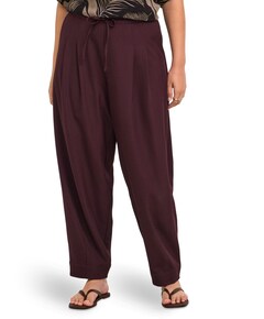 CARVERAS HW BARREL TAILORED TL dames broek paars