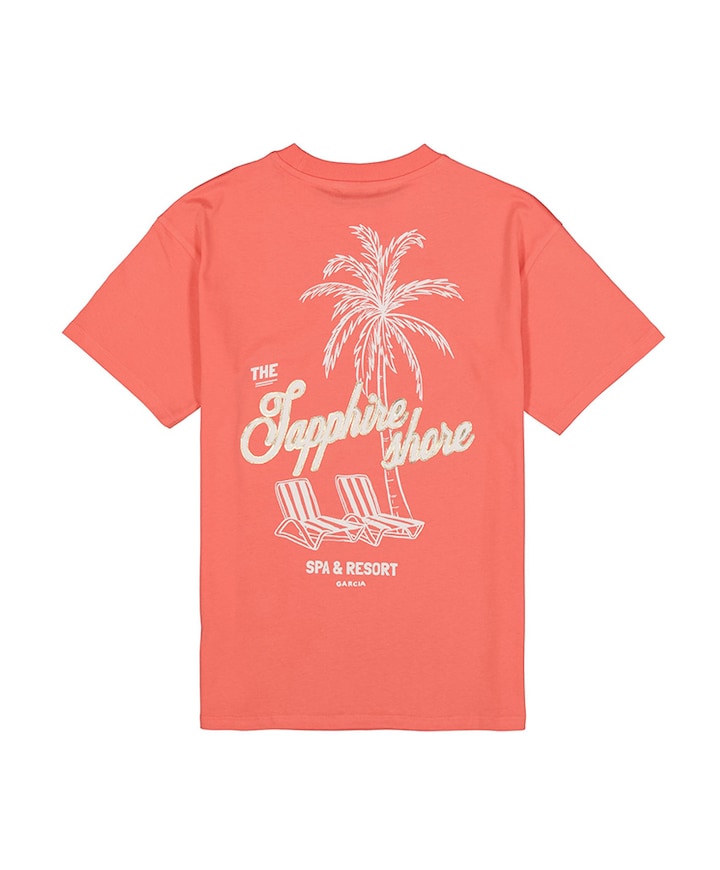 Meisjes T-shirt oranje