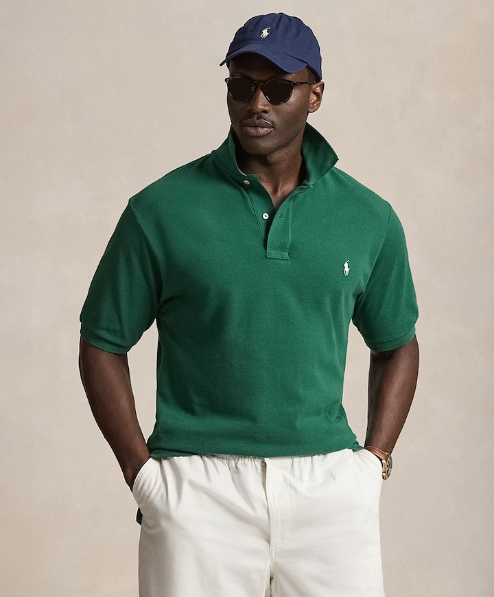 Heren polo groen