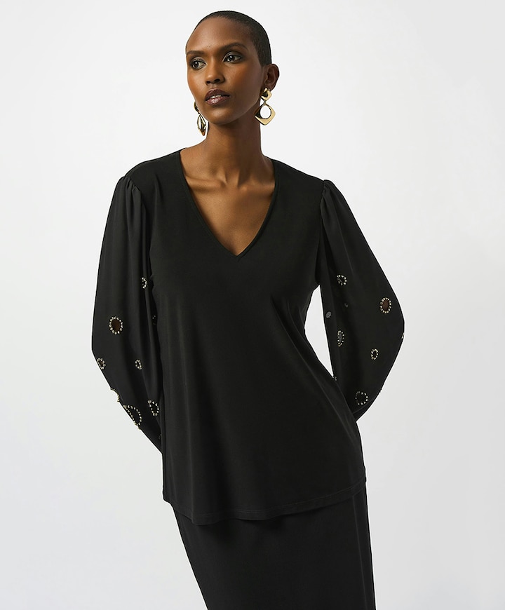 Blouse zwart
