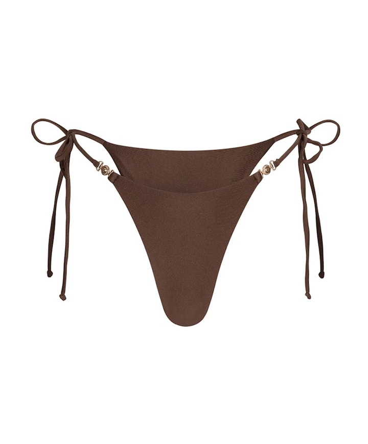 Dames bikinibroekje bruin