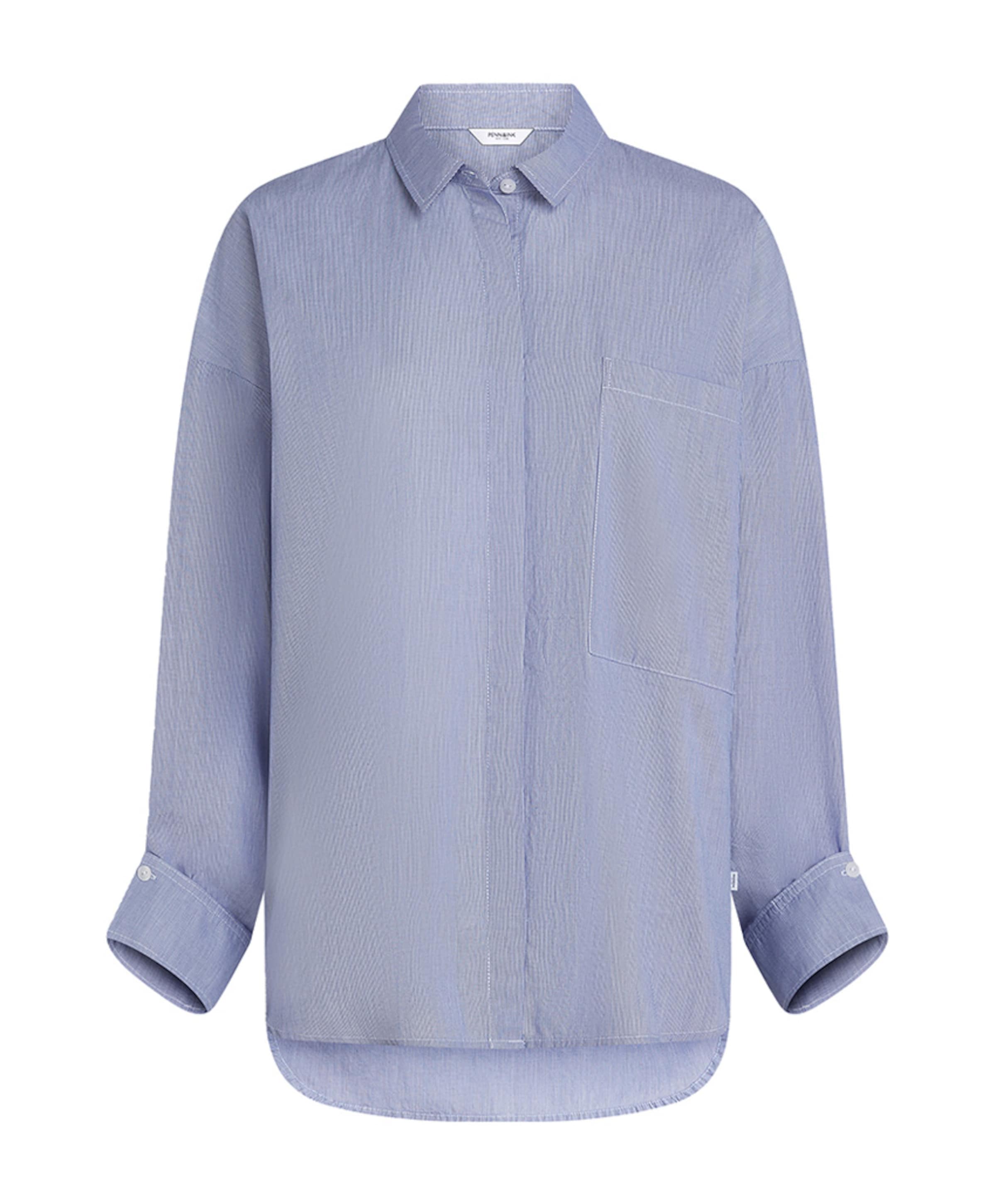 Dames blouse blauw