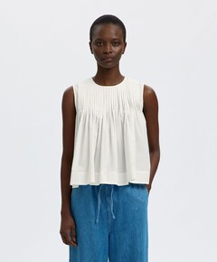 Dames top ecru