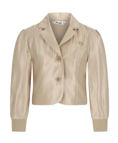Meisjes blazer goud