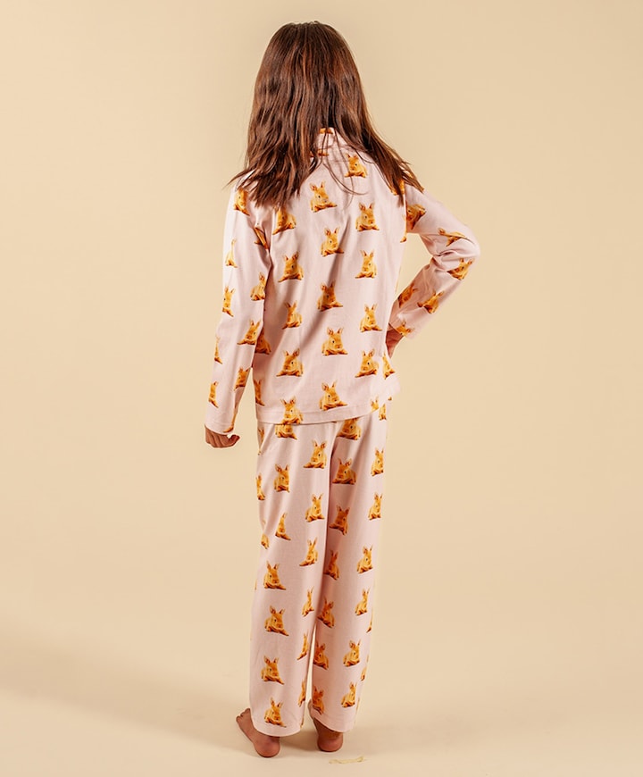 Meisjes pyjamaset roze