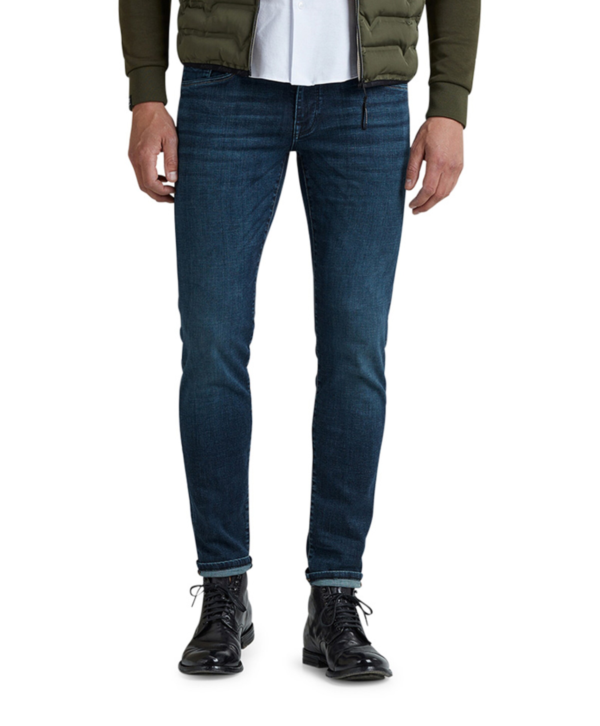 V12 RIDER DENIM BLUE GREEN jeans blauw