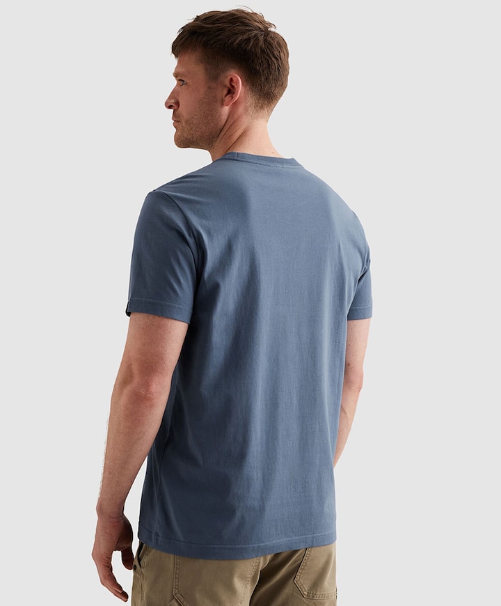 Heren T-shirt blauw