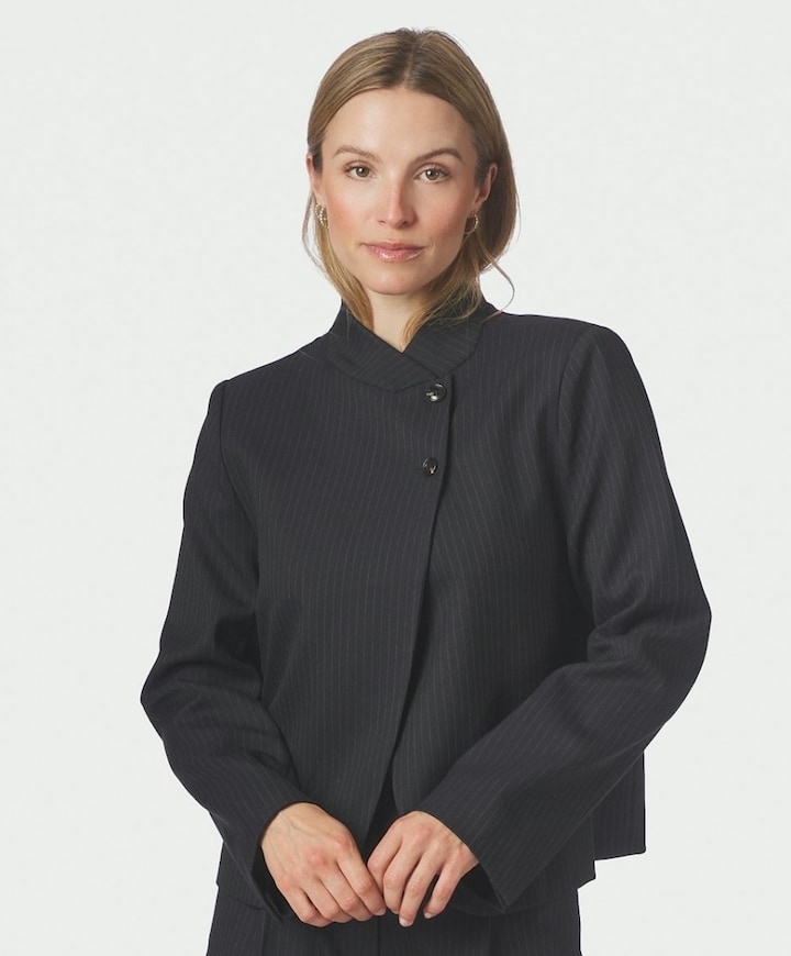 Dames blazer blauw