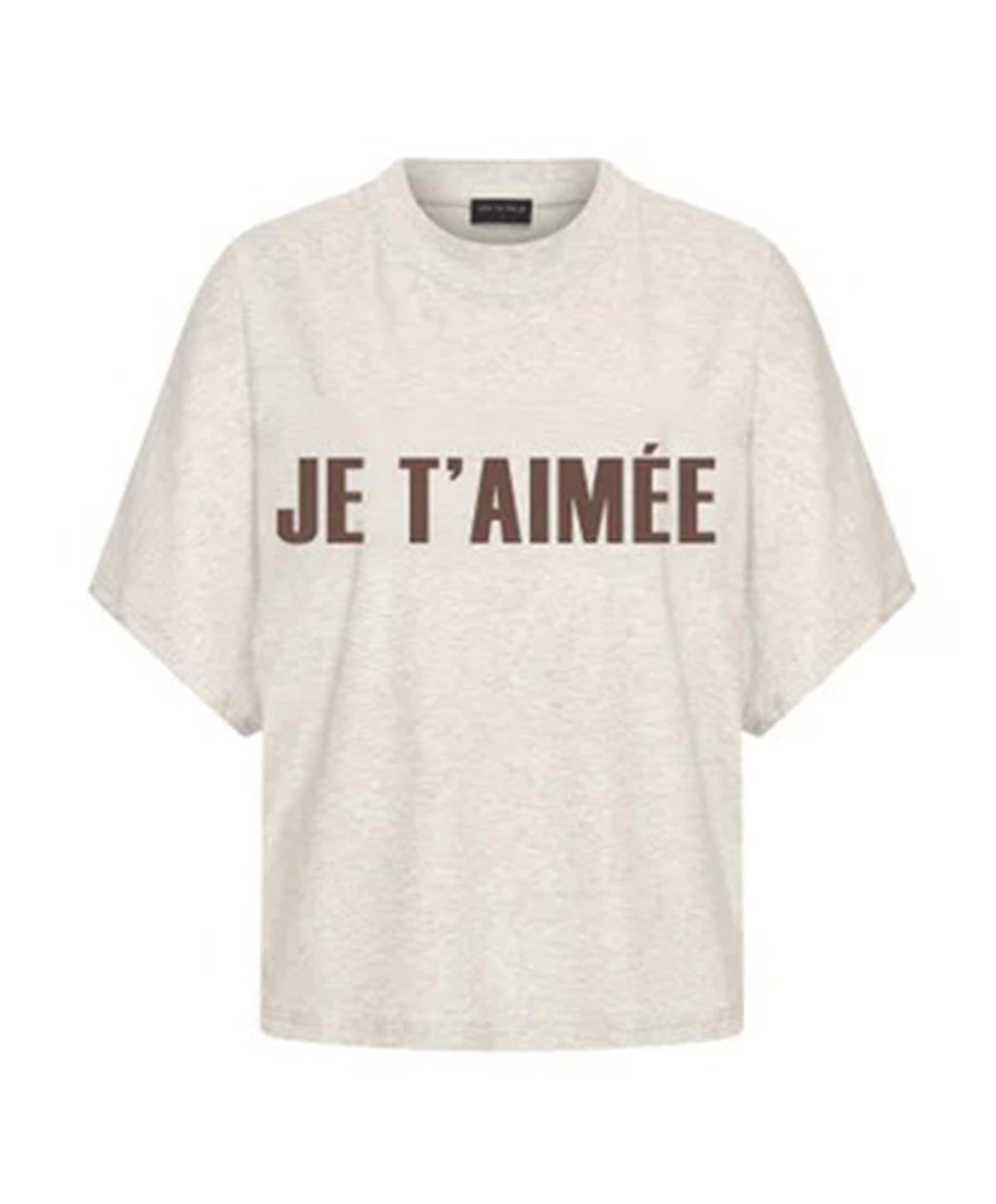 Dames T-shirt beige