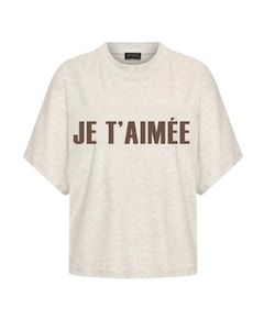 Dames T-shirt beige