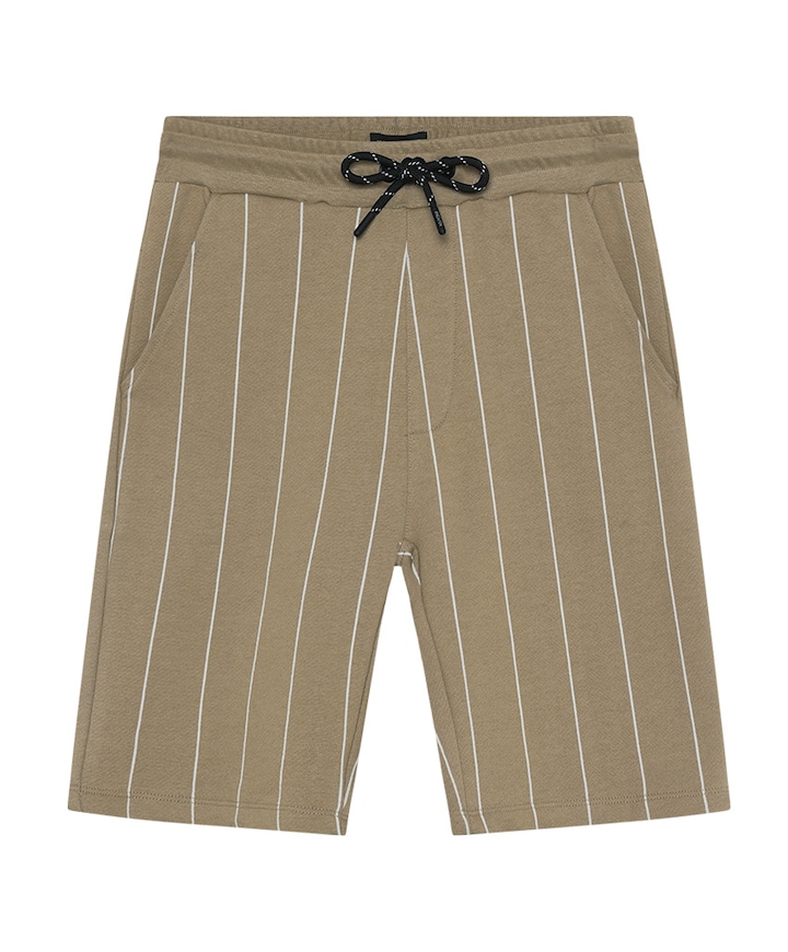 Jog Short Stripe jongens korte broek beige