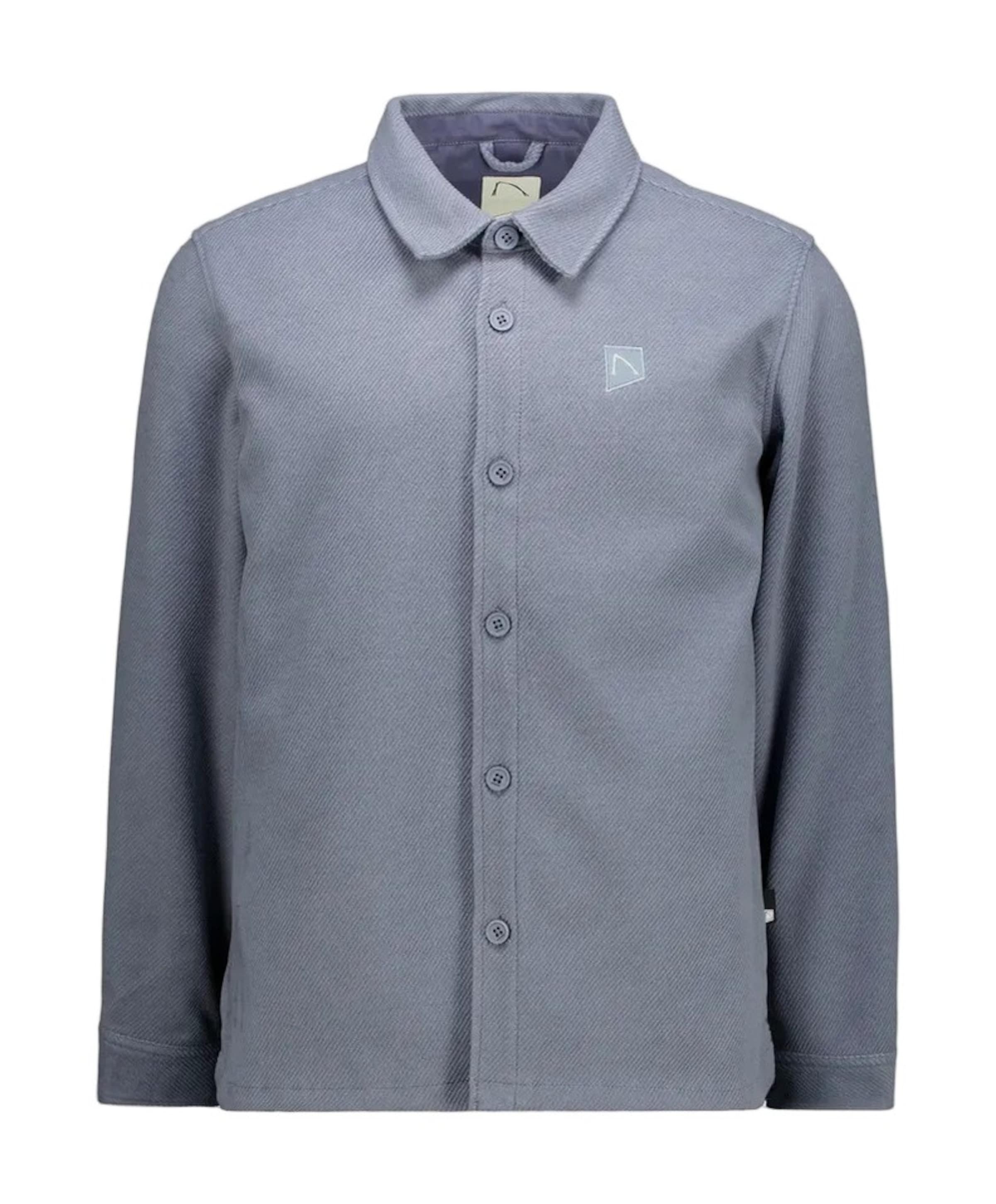 Heren overhemd lange mouw blauw