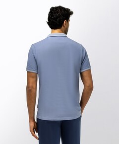 Heren polo blauw