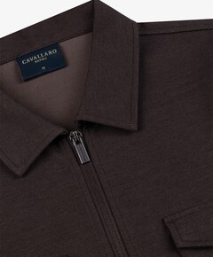 Heren overshirt bruin