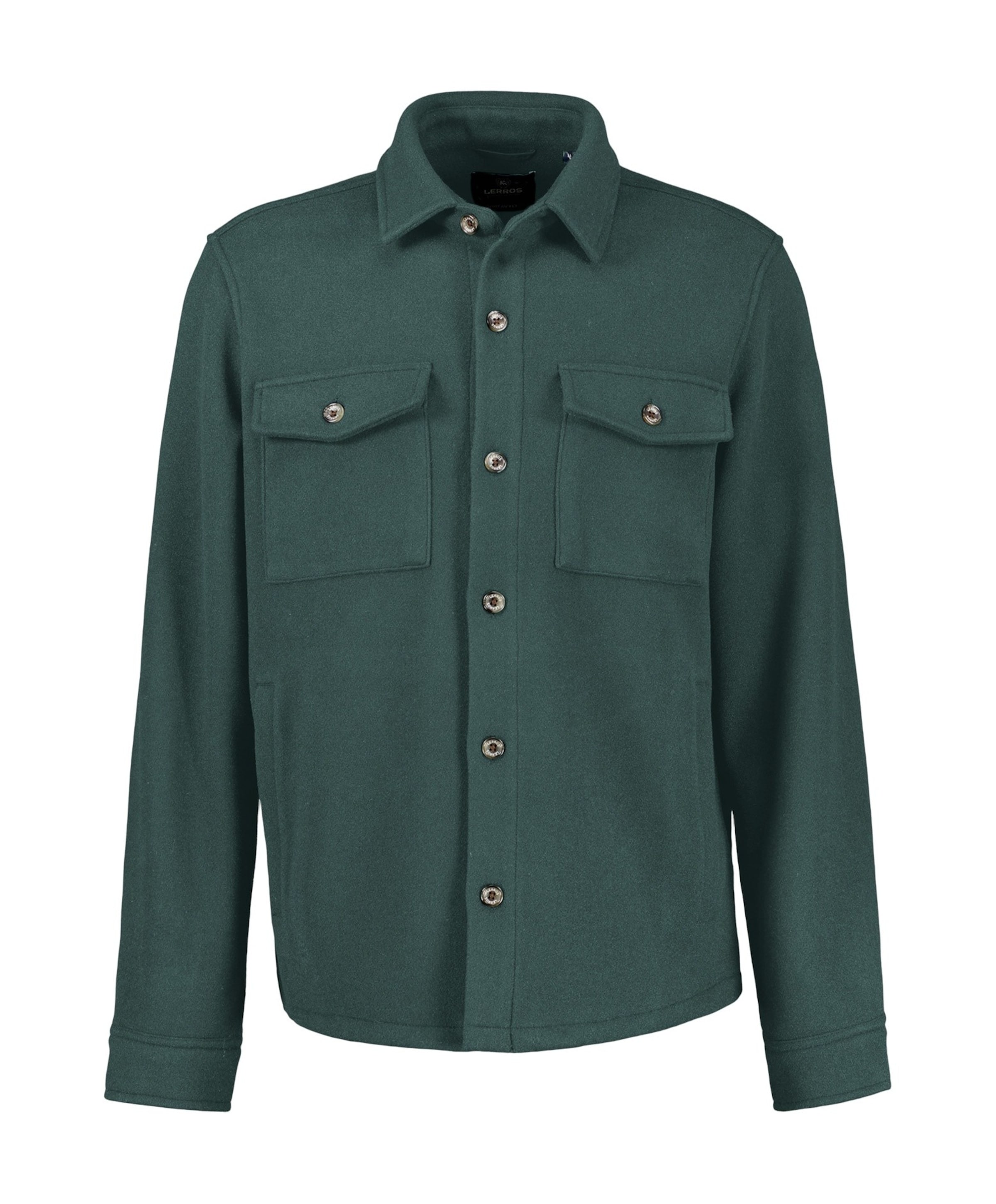 Heren overshirt groen