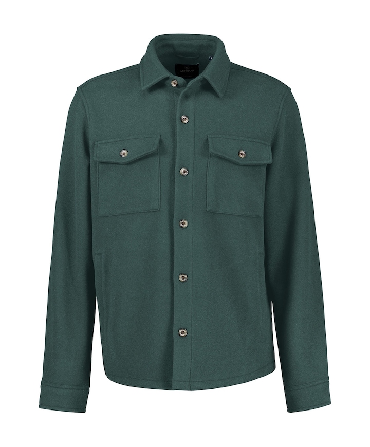 Heren overshirt groen