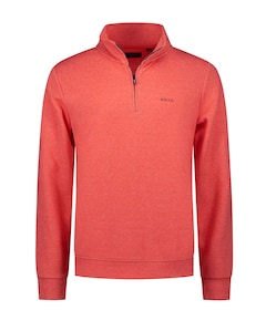 Heren trui met rits rood