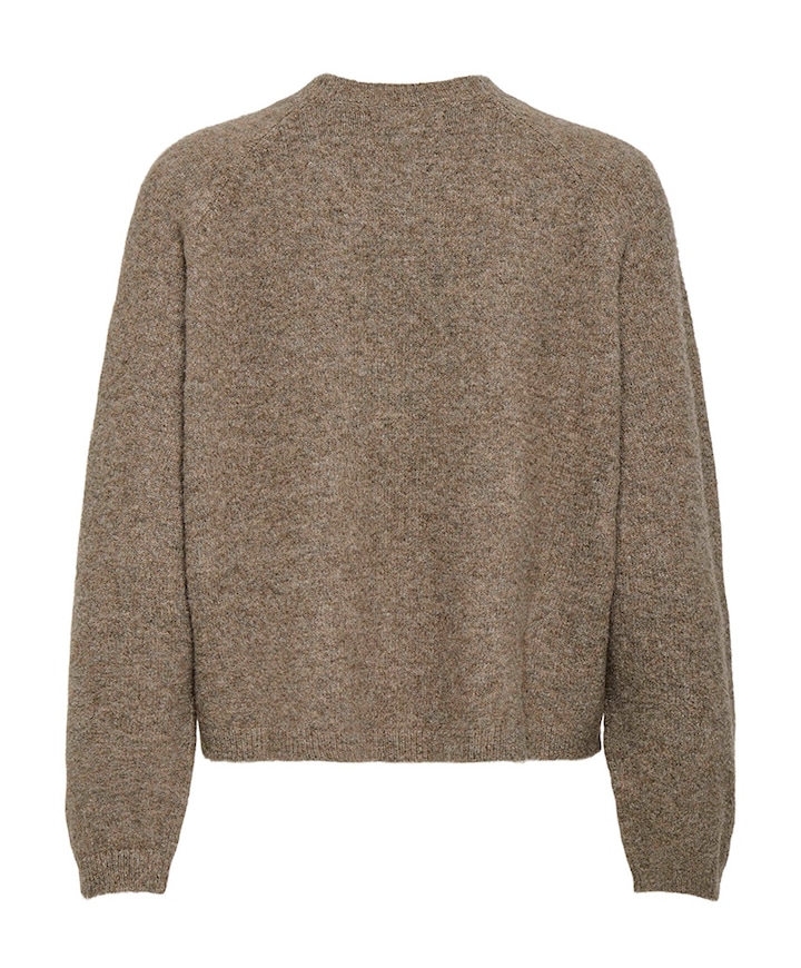 Dames vest bruin