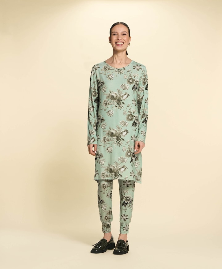 Dames nachthemd groen