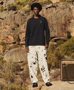 Twisted Side Seam Trousers heren broek ecru