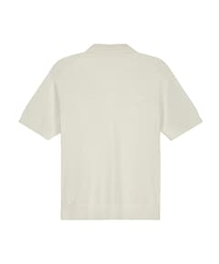 Heren polo ecru