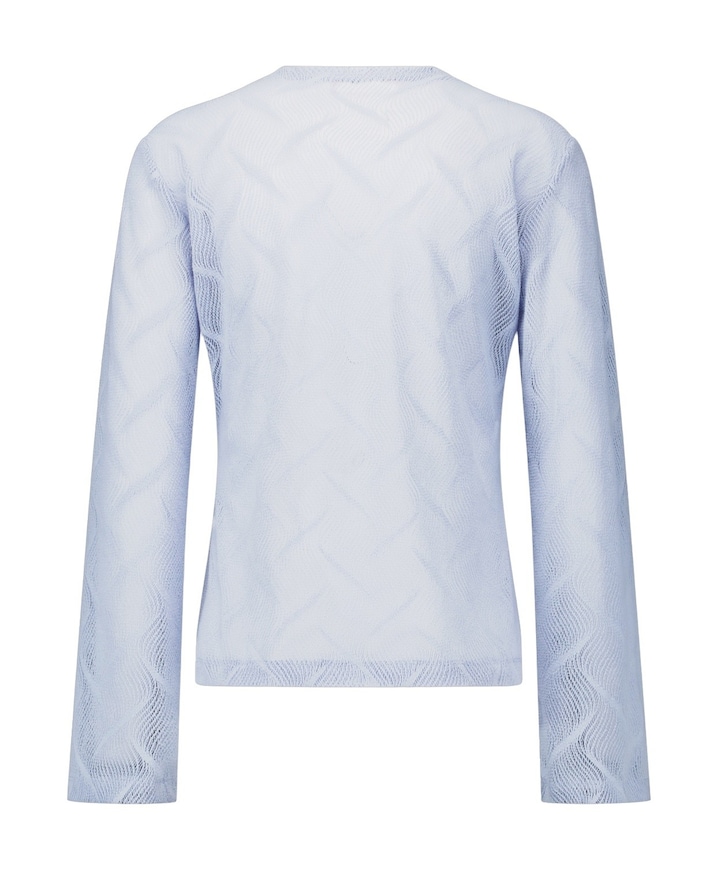 Dames longsleeve blauw