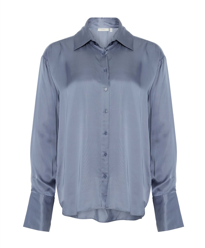 Dames blouse blauw