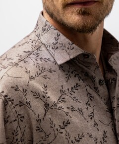 Heren overshirt bruin
