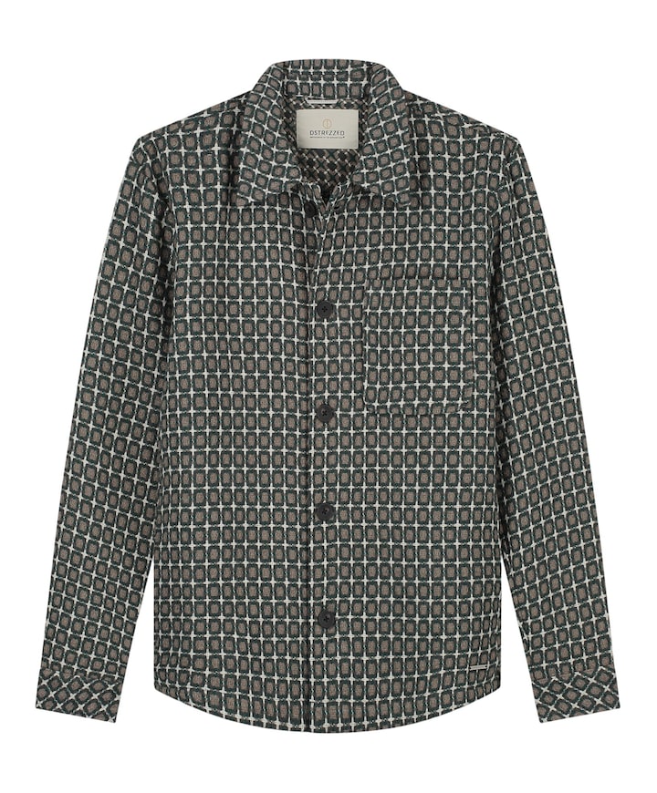 Heren overshirt bruin