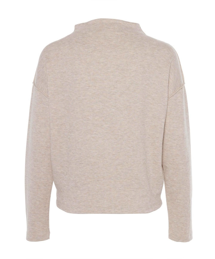 Dames longsleeve beige