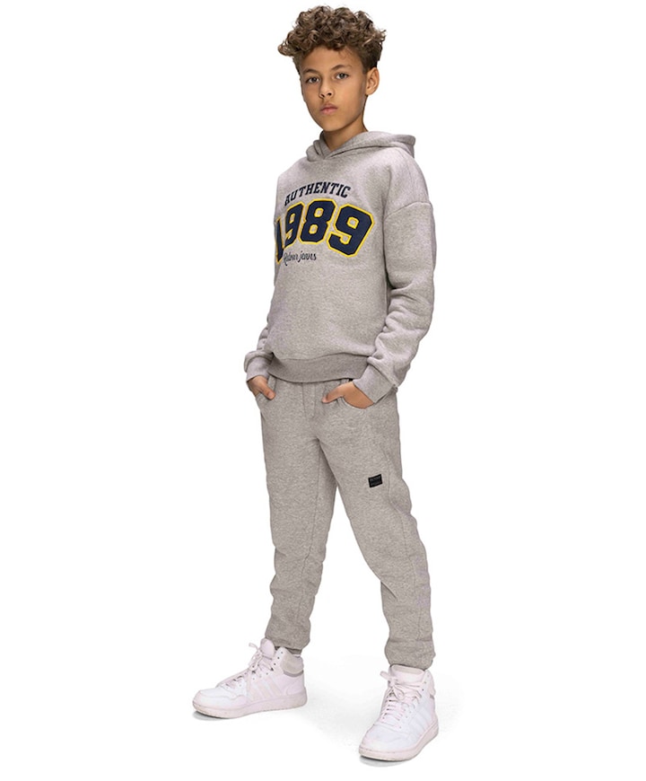 Jongens hoodie grijs