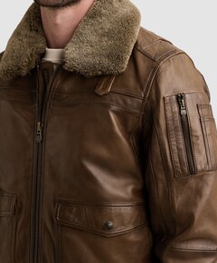 Heren jas bruin
