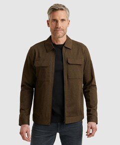 Overshirt bruin