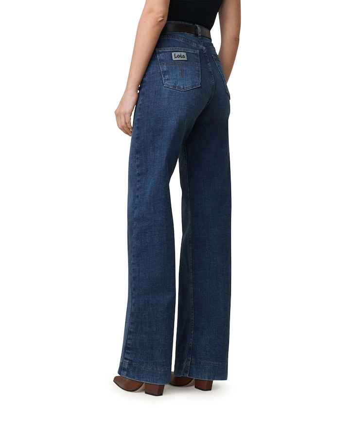 Rosa 7742 Caspar Elegance dames jeans blauw