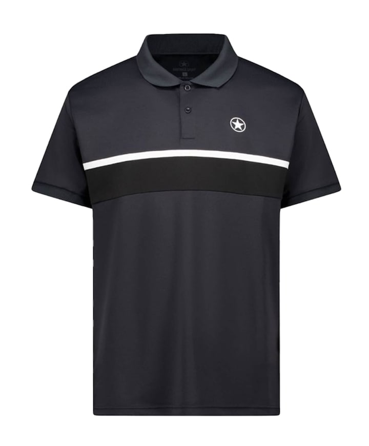 Heren polo grijs