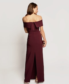 Dames jurk bordeaux
