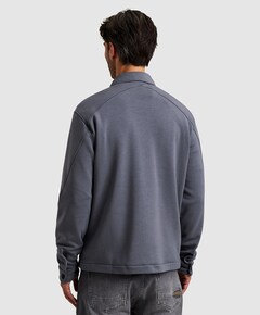 Heren overshirt grijs