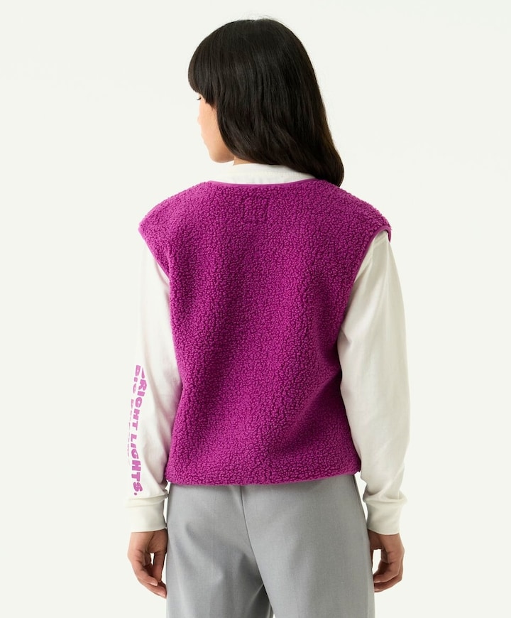 Meisjes gilet roze