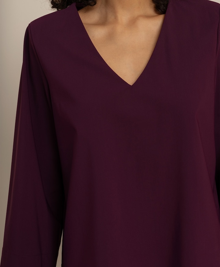 Dames longsleeve paars