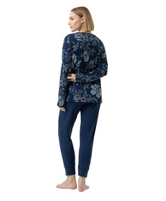 Dames pyjamaset blauw