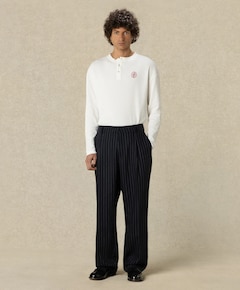 Heren longsleeve ecru
