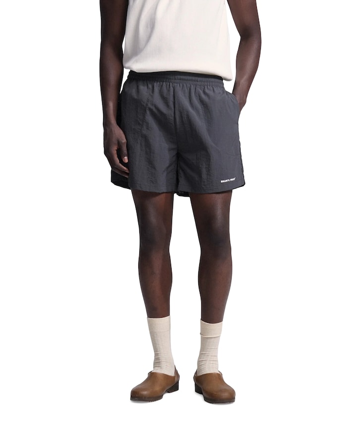 Logo Shorts heren korte broek grijs