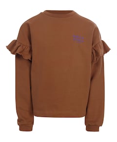 Meisjes sweater bruin