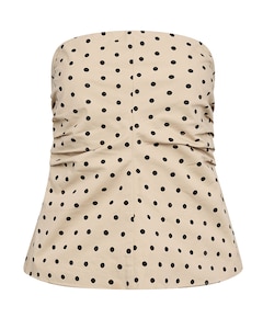 Dames top beige