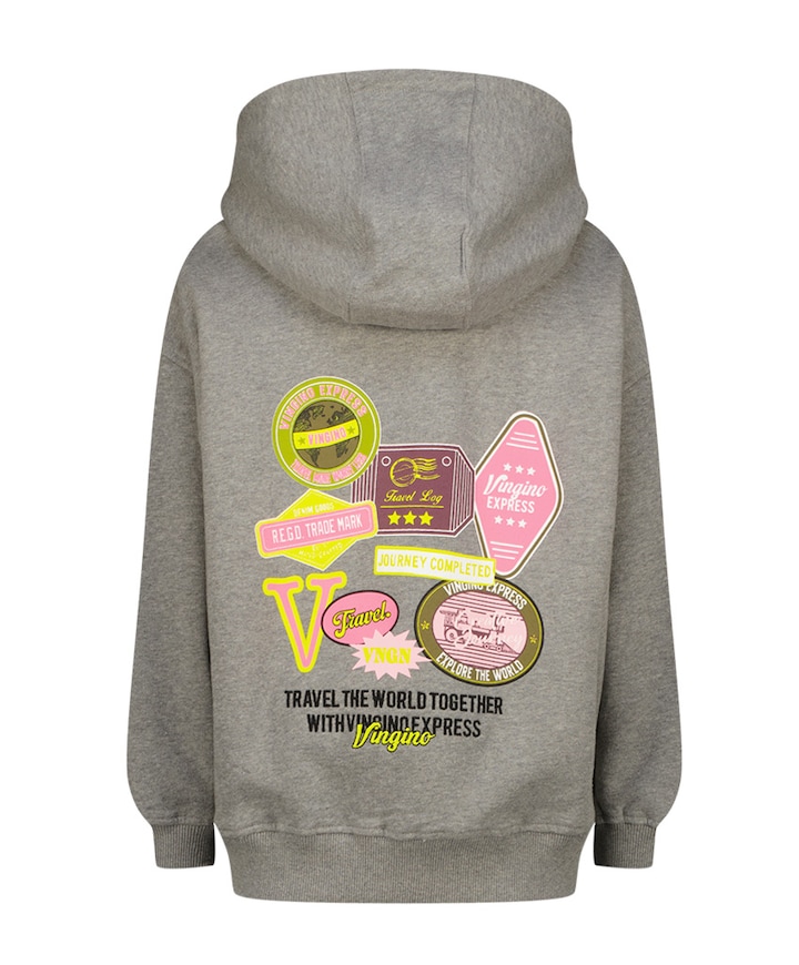 Meisjes sweater grijs